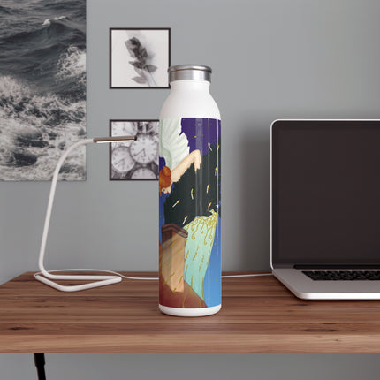 The Christmas Angel Slim Water Bottle