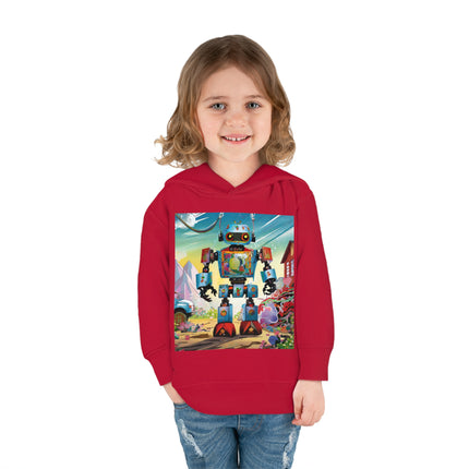 The Rusty Robot Toddler Pullover Fleece Hoodie