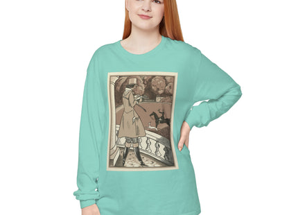 Amazone by Fernand Siméon Unisex Garment-dyed Long Sleeve T-Shirt