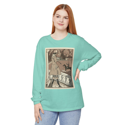 Amazone by Fernand Siméon Unisex Garment-dyed Long Sleeve T-Shirt