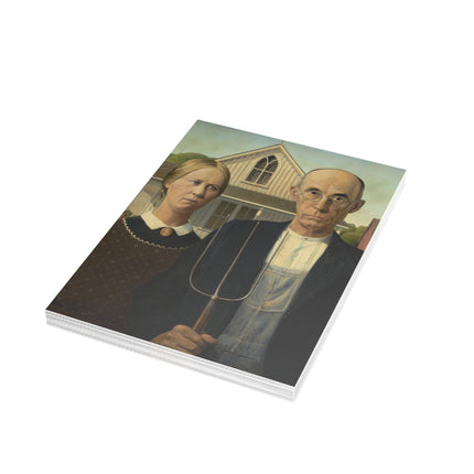 American Gothic by Grant Wood Postcards (envelopes included) - Bundles of 10, 30, 50 Pieces