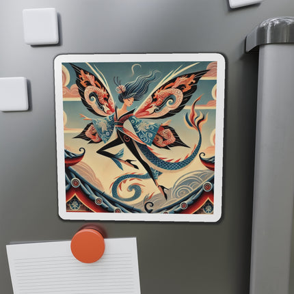 Dragon Fairy of the Temple Die-Cut Magnets (5 Sizes)