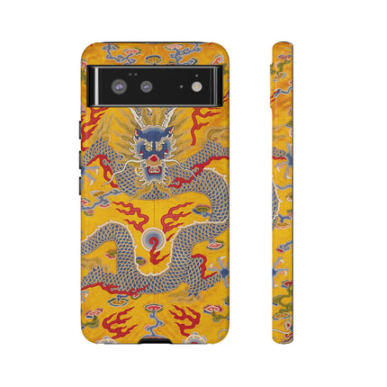 Majestic Dragon Regalia – Imperial 12-Symbol Robe Phone Cases