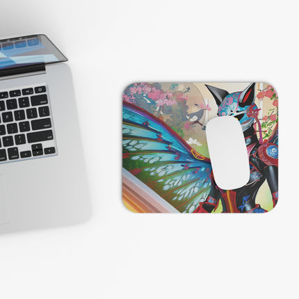Cyberpunk Chic Mouse Pad, Rectangle