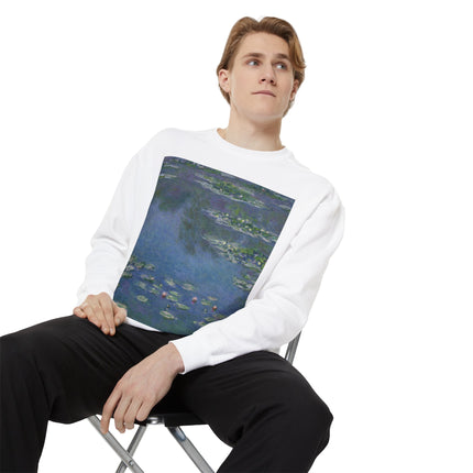 Water Lilies by Claude Monet Unisex Garment-Dyed Sweatshirt
