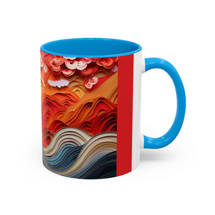 Vibrant Sunrise Sky Colorful Mugs (11oz, 15oz)