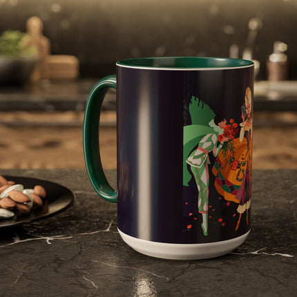 Moonlit Masquerade: The Fairy Queen's Ball Colorful Mug (11oz, 15oz) – Fairy Tale Elegance, Fantasy Charm & Enchanted Style