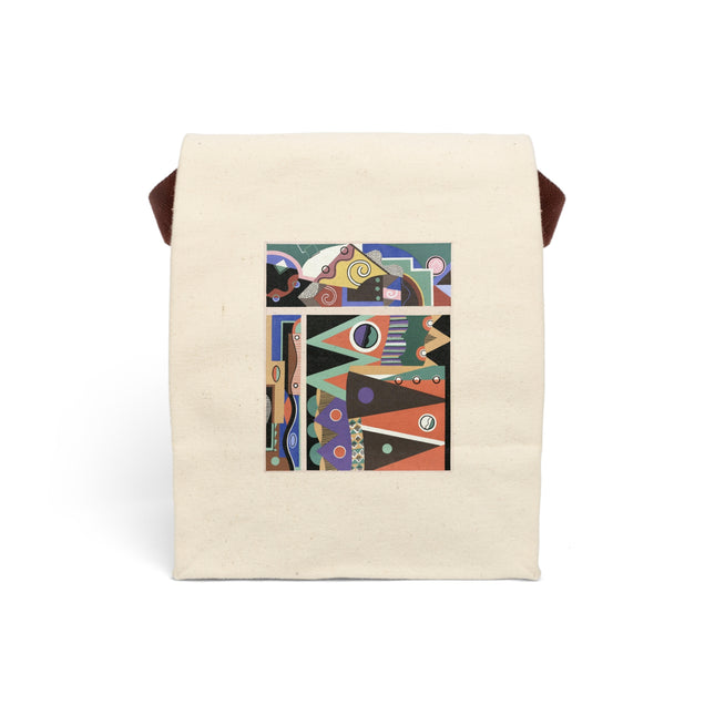 Collection decors et couleurs Pl.03 by Georges Valmiers Canvas Lunch Bag With Strap