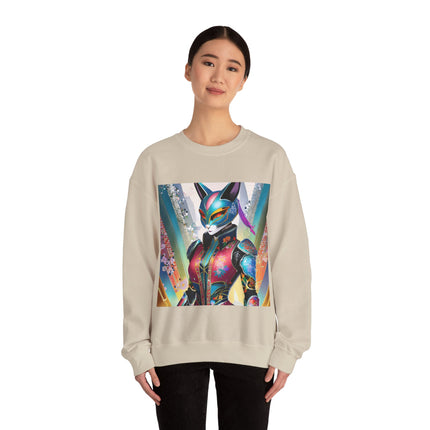 Cyberpunk Chic Unisex Heavy Blend™ Crewneck Sweatshirt