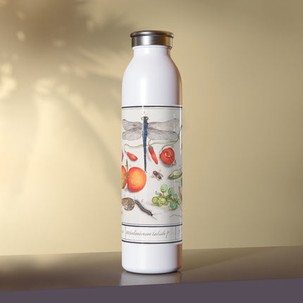 Natural History Ensemble, No. 7 by Anselmus Boëtius de Boodt Slim Water Bottle
