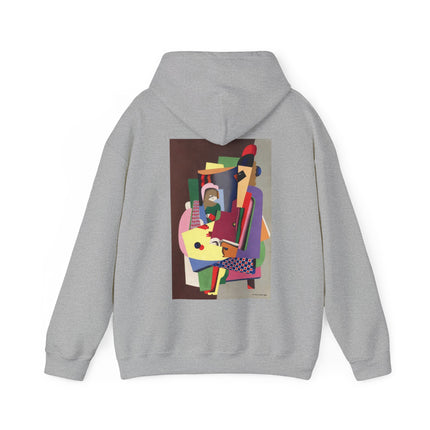 The Piano Lesson by Georges Valmier Heavy Blend™ Hooded Sweatshirt