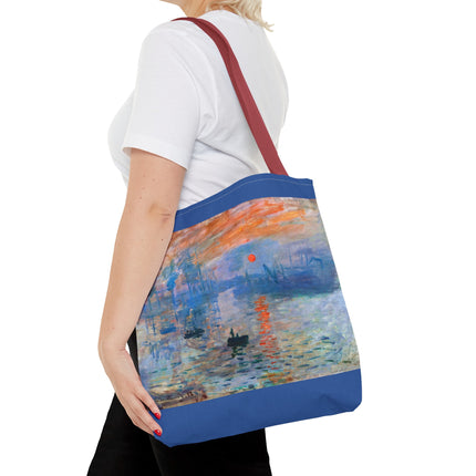 Sunrise by Claude Monet Tote Bag (AOP)