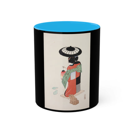 Illustrations of Japanese Toys Pl.020 by Kawasaki Kyosen Colorful Mugs, 11oz