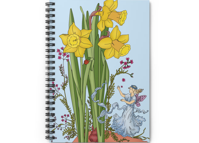 Daffodil Fairy Spiral Notebook - Ruled Line