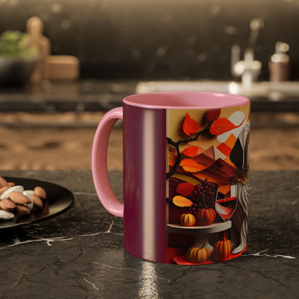 Shih Tzu at an Autumn Colorful Mugs (11oz, 15oz)
