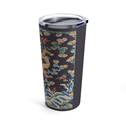 Rank Badge with Dragon with Deer Hooves Tumbler 20oz