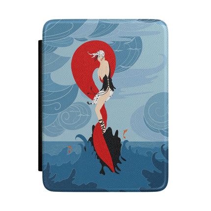 Siren of the Waves Kindle Case – Dramatic Sea Power & Bold Elegance