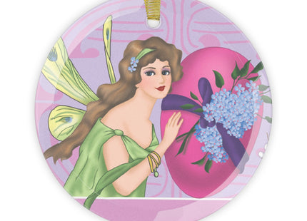 The Fairy’s Blossom Glass Ornament
