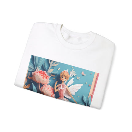 Peony Fairy Unisex Heavy Blend™ Crewneck Sweatshirt