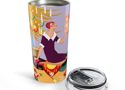 Art Deco Christmas Tumbler 20oz
