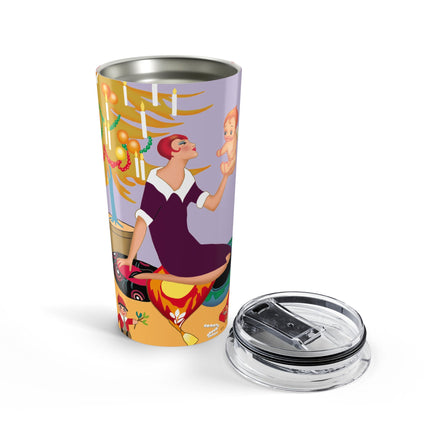 Art Deco Christmas Tumbler 20oz