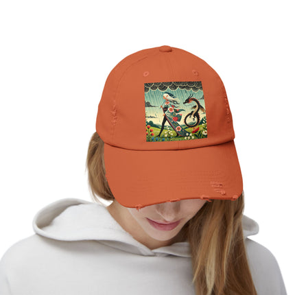 The Dragon Fairy’s Stride Unisex Distressed Cap