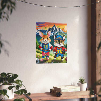 Animal Athletes Fine Art Posters