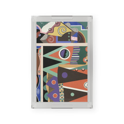 Collection decors et couleurs Pl.03 by Georges Valmiers Acrylic Serving Tray