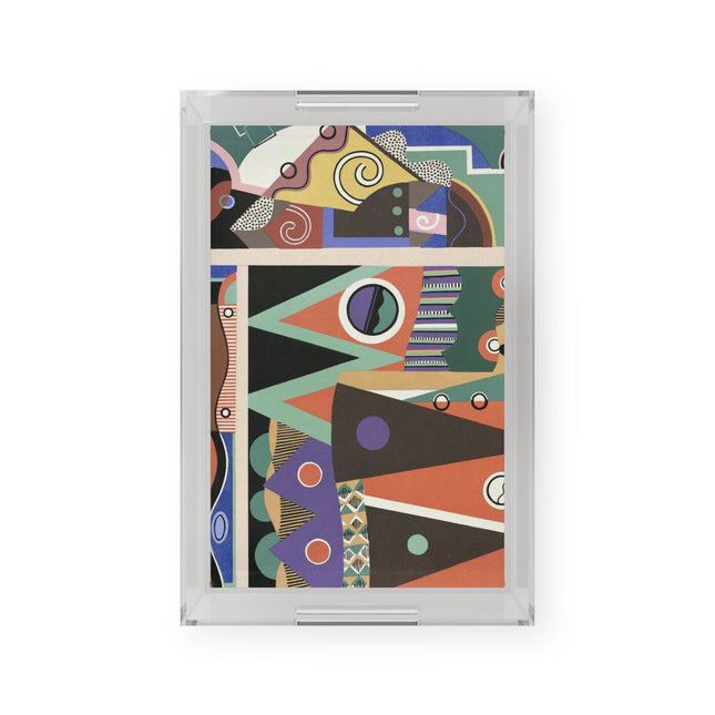 Collection decors et couleurs Pl.03 by Georges Valmiers Acrylic Serving Tray