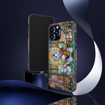 Melodies of the Snow Lion Cub Phone Cases