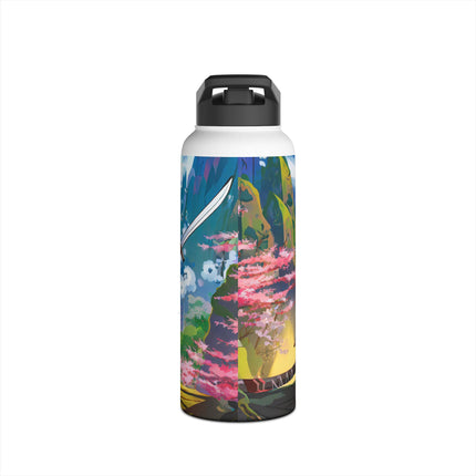 Cyber Samurai Rat Stainless Steel Water Bottle