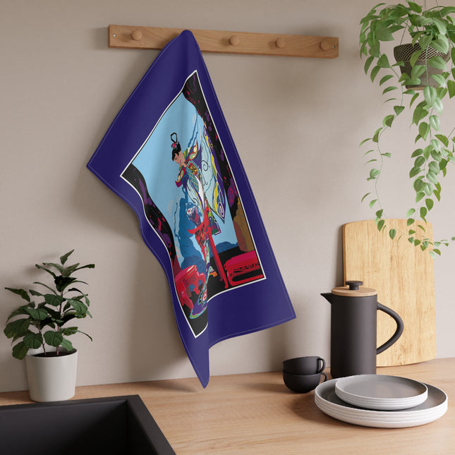 A Visual Journey by Umberto Brunelleschi Kitchen Towel