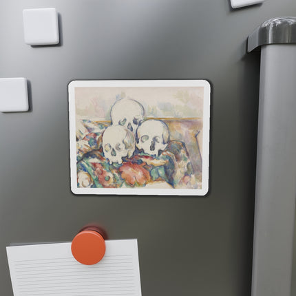 The Three Skulls by Paul Cézanne Die-Cut Magnets (5 Sizes)