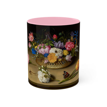 Flower Still Life by Ambrosius Bosschaert Colorful Mugs, 11oz