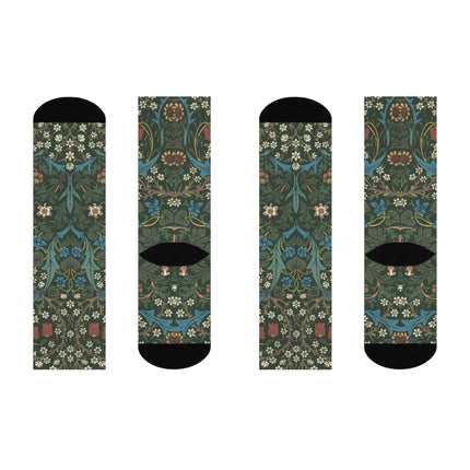 Blackthorn by William Morris Cushioned Crew Socks