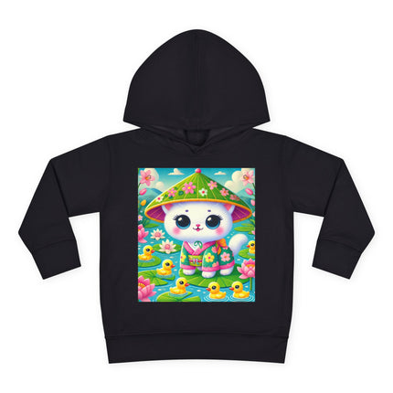 Lily Pond Stroll Toddler Pullover Fleece Hoodie