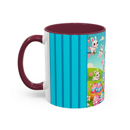 Springtime Kitten’s Easter Joy Colorful Mugs (11oz, 15oz)