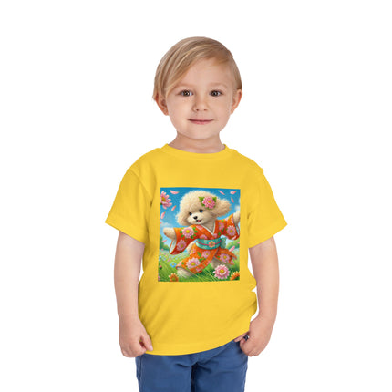 Chrysanthemum Meadow Play Toddler Short Sleeve Tee