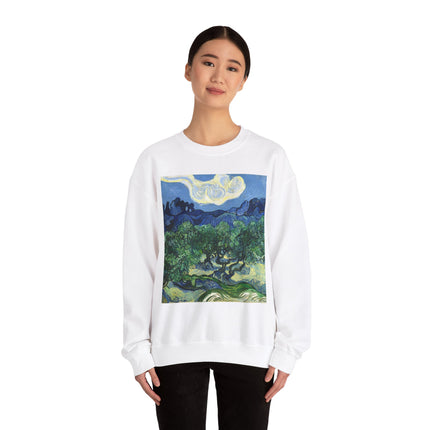 Olive Trees by Vincent Van Gogh Unisex Heavy Blend™ Crewneck Sweatshirt