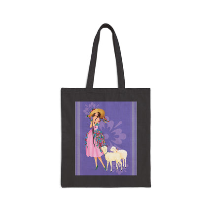 Easter Elegance Cotton Canvas Tote Bag