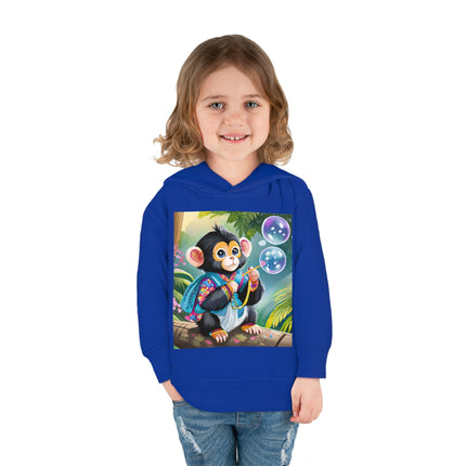 Bubble Magic in the Jungle Toddler Pullover Fleece Hoodie