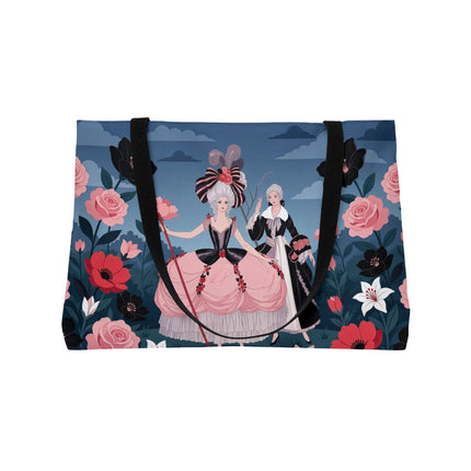 🌹🎭 The Rose Masquerade Promenade Weekender Tote Bag – Art Deco Floral Elegance