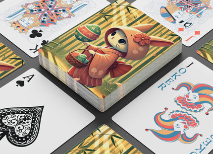 Geisha Kitten’s Easter Playing Cards