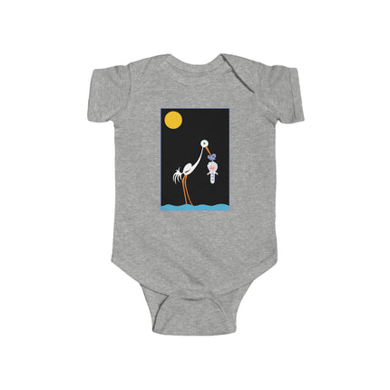 Moonlit Reverie Baby Bodysuit – Starlit Dreams & Timeless Arrival