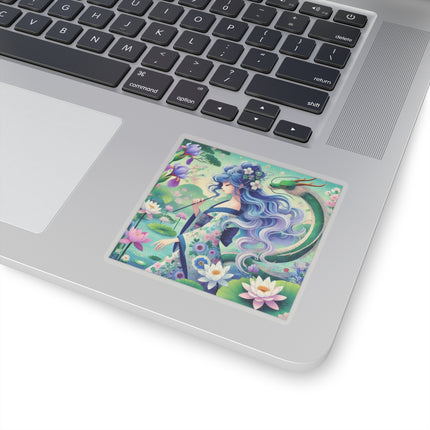 Fairy of the Koi Pond Kiss-Cut Stickers (4 Sizes)