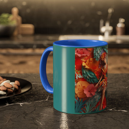 Hibiscus Fairy Colorful Mugs (11oz, 15oz)