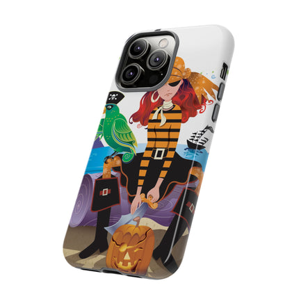 Moonlit Pirate Halloween Phone Cases