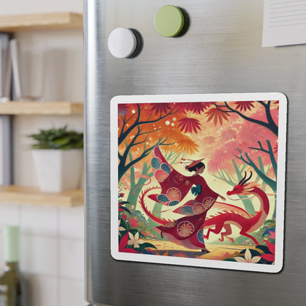 The Dragon Fairy’s Dance Die-Cut Magnets (5 Sizes)