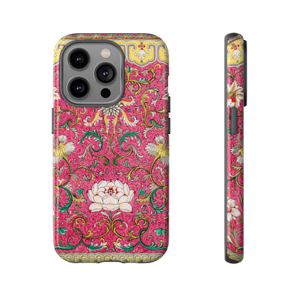 Pink Floral Pattern by Owen Jones Phone Cases