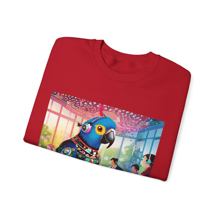 Parrot DJ Unisex Heavy Blend™ Crewneck Sweatshirt